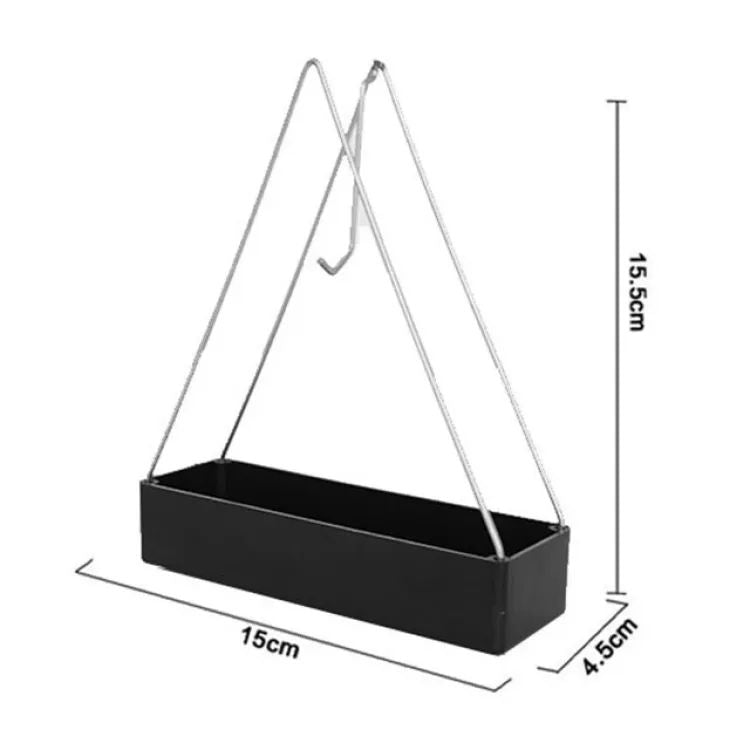 Creative Iron Mosquito Coil Holder Stable Triangular Fireproof Hanging Mosquito Coil Tray Home Supplies